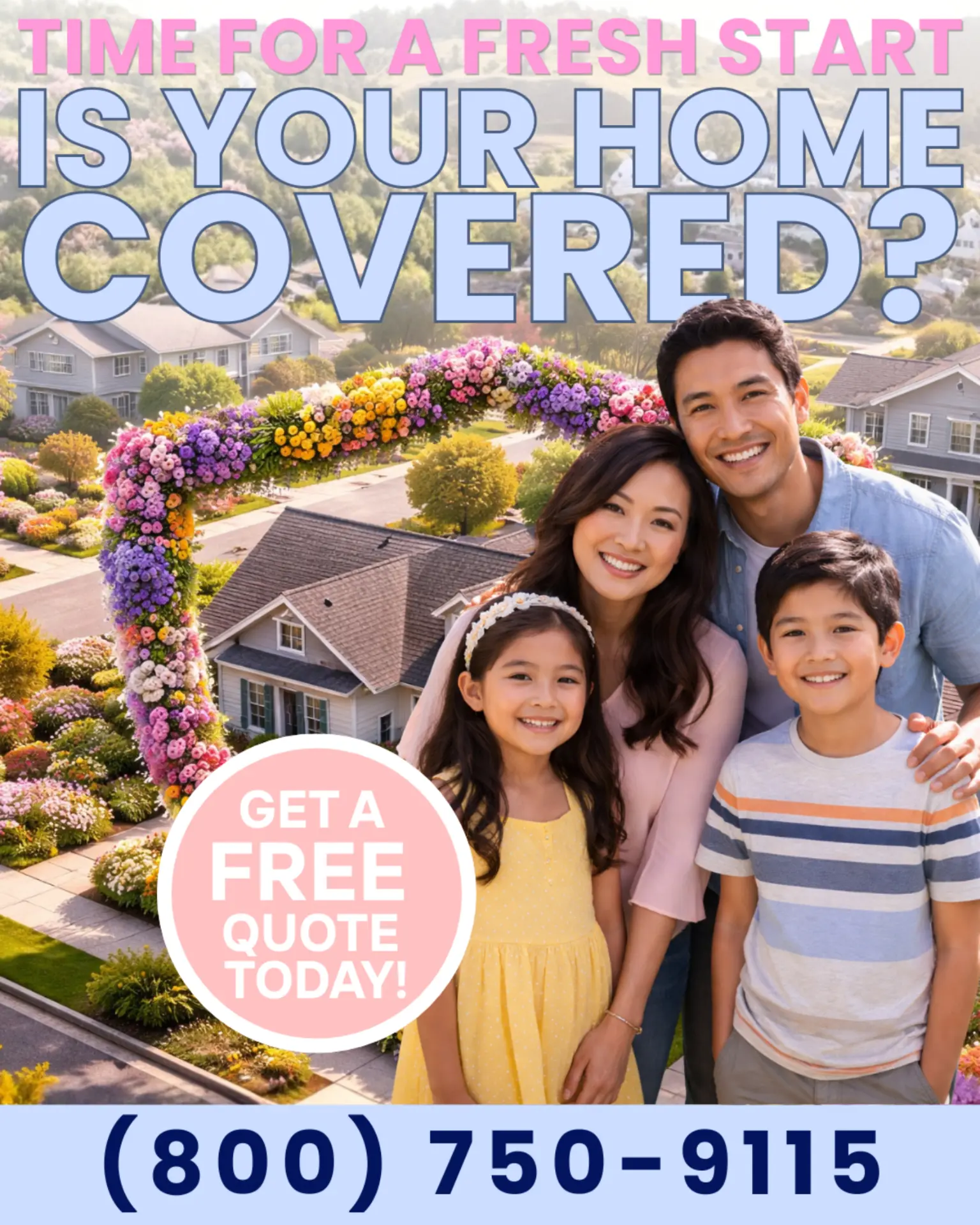 Home insurance quote ad creative