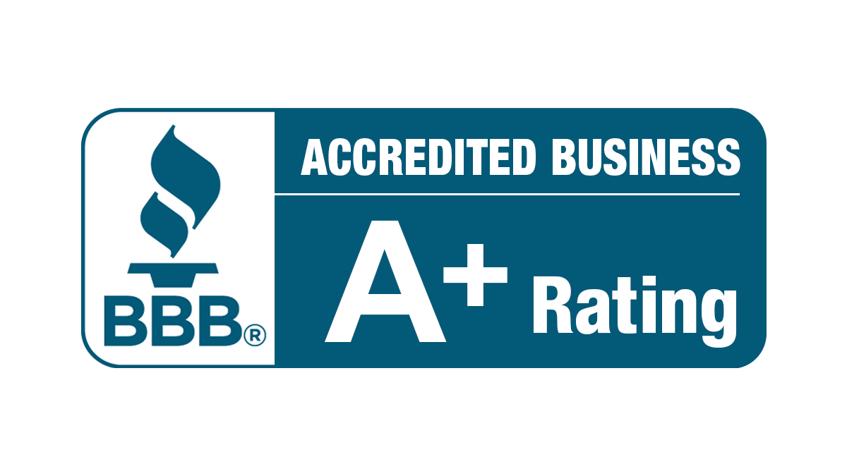 BBB Accredited Business A+ Rating